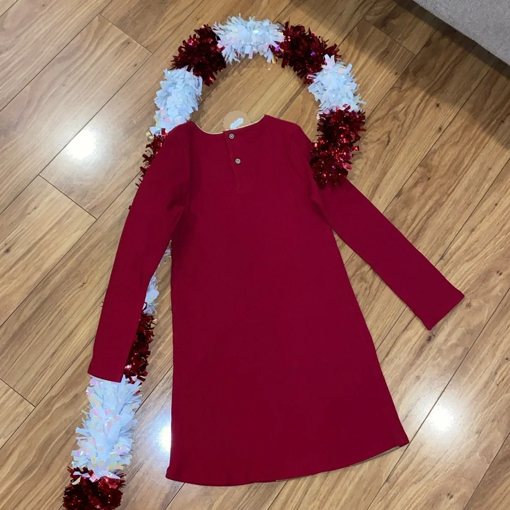 Mud Pie Reindeer T-Shirt Dress in Size 4T-5T - Picture 3 of 6